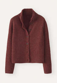 Korbmuster-Pullover, Rostrot, webstill
