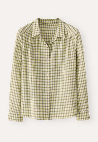 Karobluse, Ecru/Limette, webstill