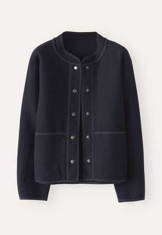 Doppellagige Jacke, Mitternacht, webstill