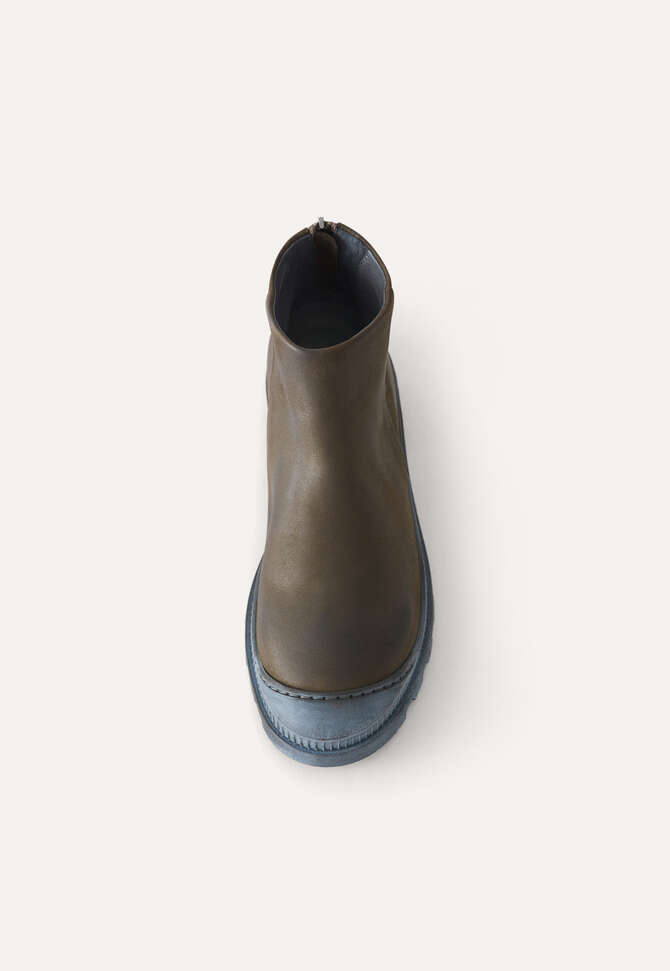 Stiefeletten mit r&uuml;ckw&auml;rtigem Rei&szlig;verschluss, Dunkelgr&uuml;n, completeTheLook