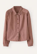 Checked blouse, Maroon cherry, webstill