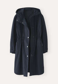 Parka mit Kapuze, Tinte, webstill