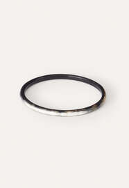 Armreif, Schwarz/Natur, webstill