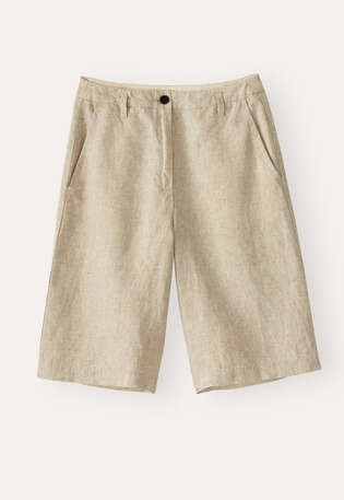 Elegant geschnittene Shorts, Natur, webstill