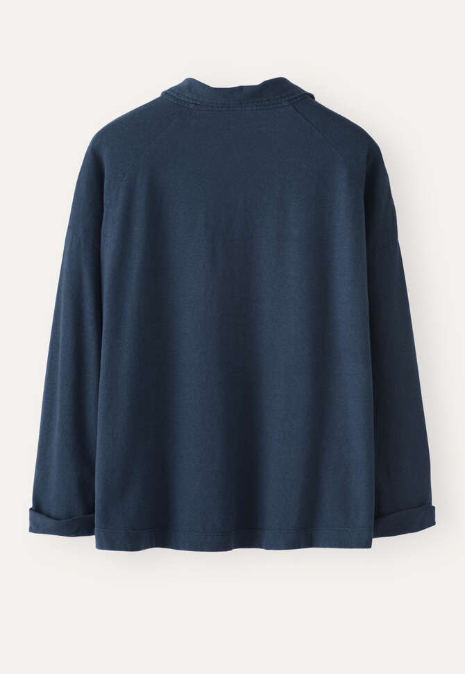 Jersey-Polo-Oberteil, Dunkles Petrol, completeTheLook