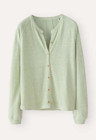 Jersey-Bluse, Mint, webstill