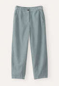 Cropped tapered-leg trousers, Duck-egg blue, webstill