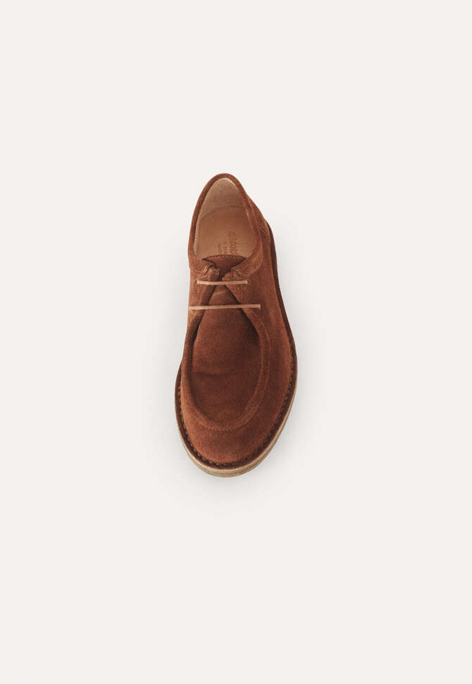 Schn&uuml;rschuhe, Rot/Lohbraun, completeTheLook