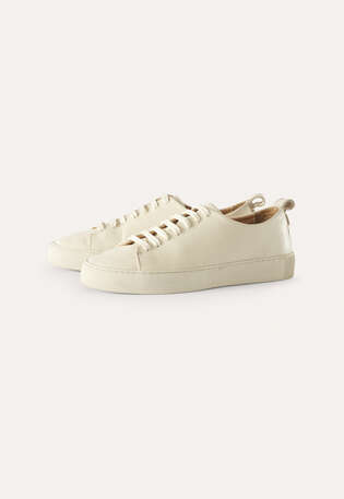 Wei&szlig;e Sneaker, Ecru, webstill