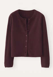 Durchgekn&ouml;pfter Pullover, Brombeere, webstill