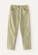 Curved-leg trousers, Pale sage, webstill