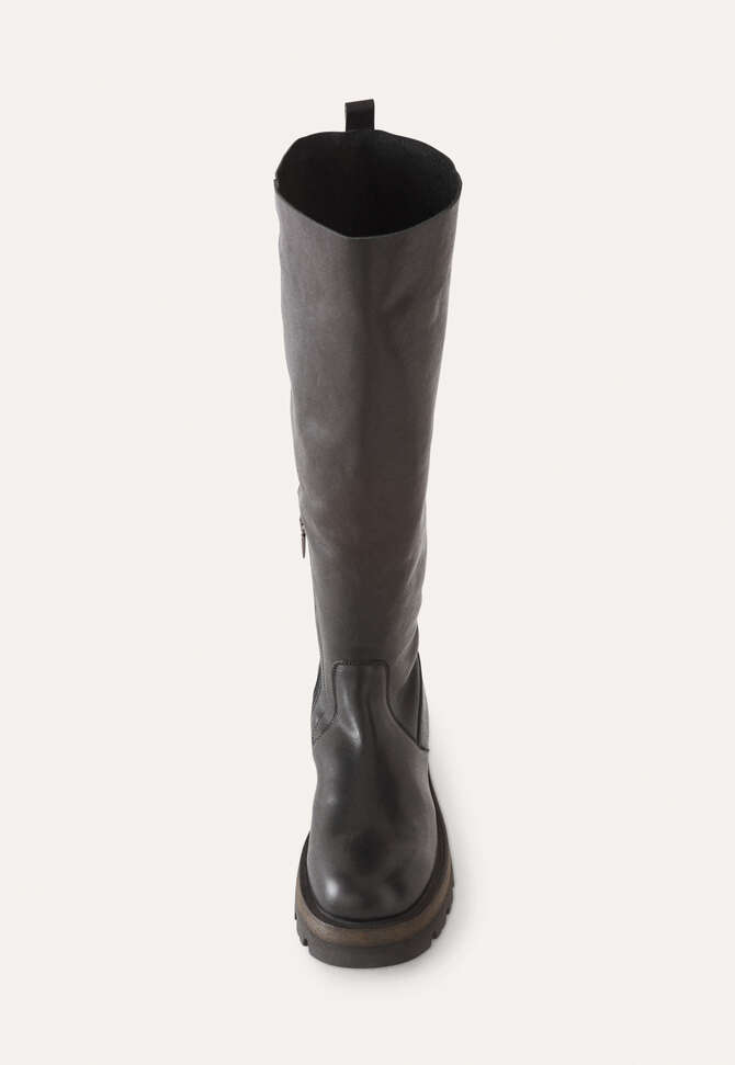 Kniehohe Stiefel, Schwarz, completeTheLook