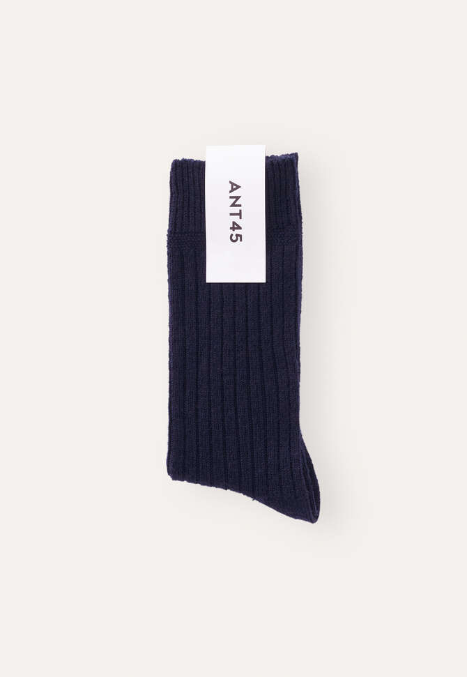 Gerippte Socken, Navy, completeTheLook