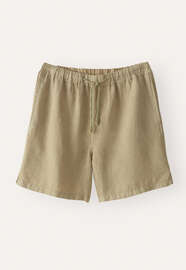 Schlupf-Shorts, Gewaschenes Farngr&uuml;n, webstill