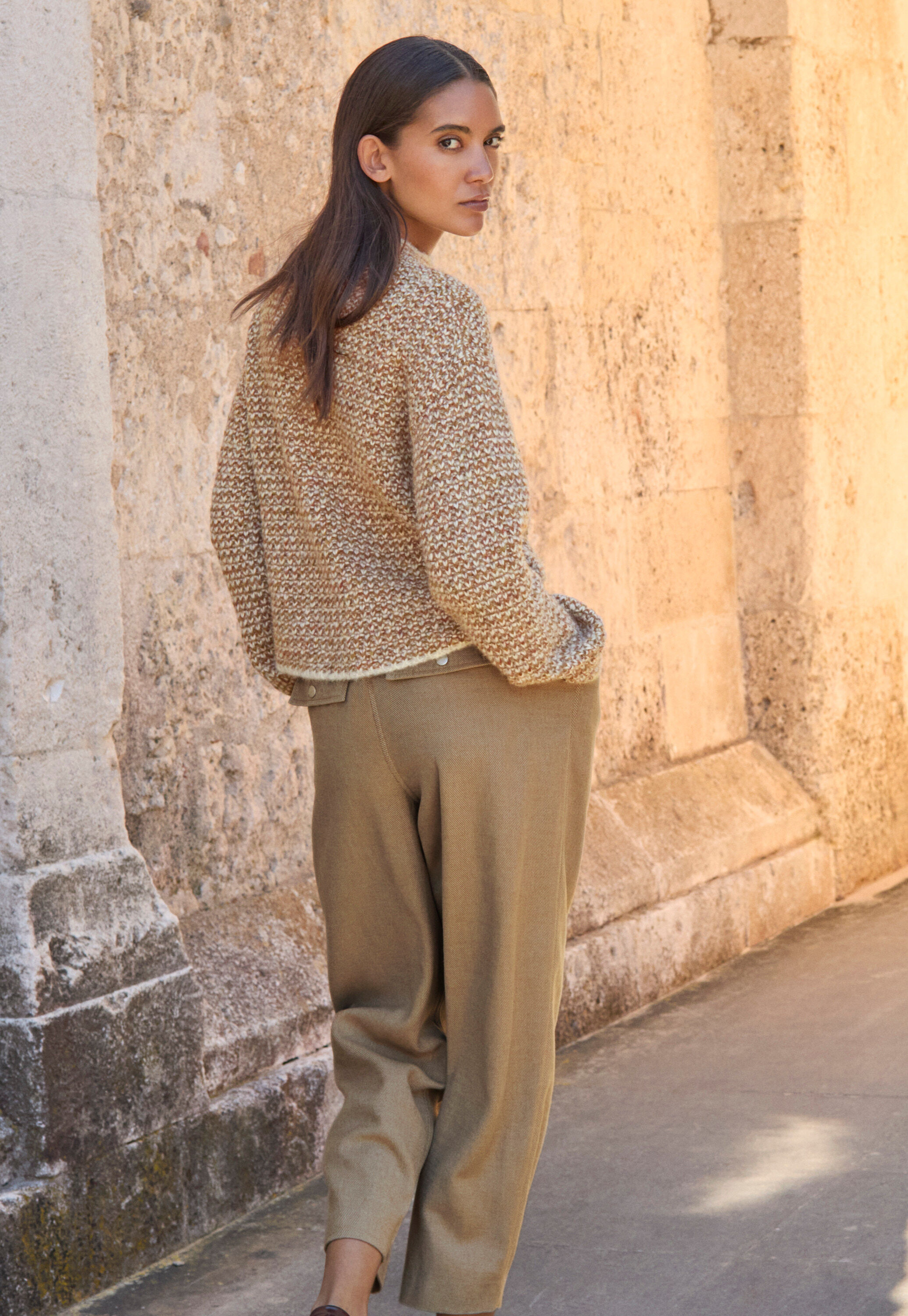 Tapered trousers