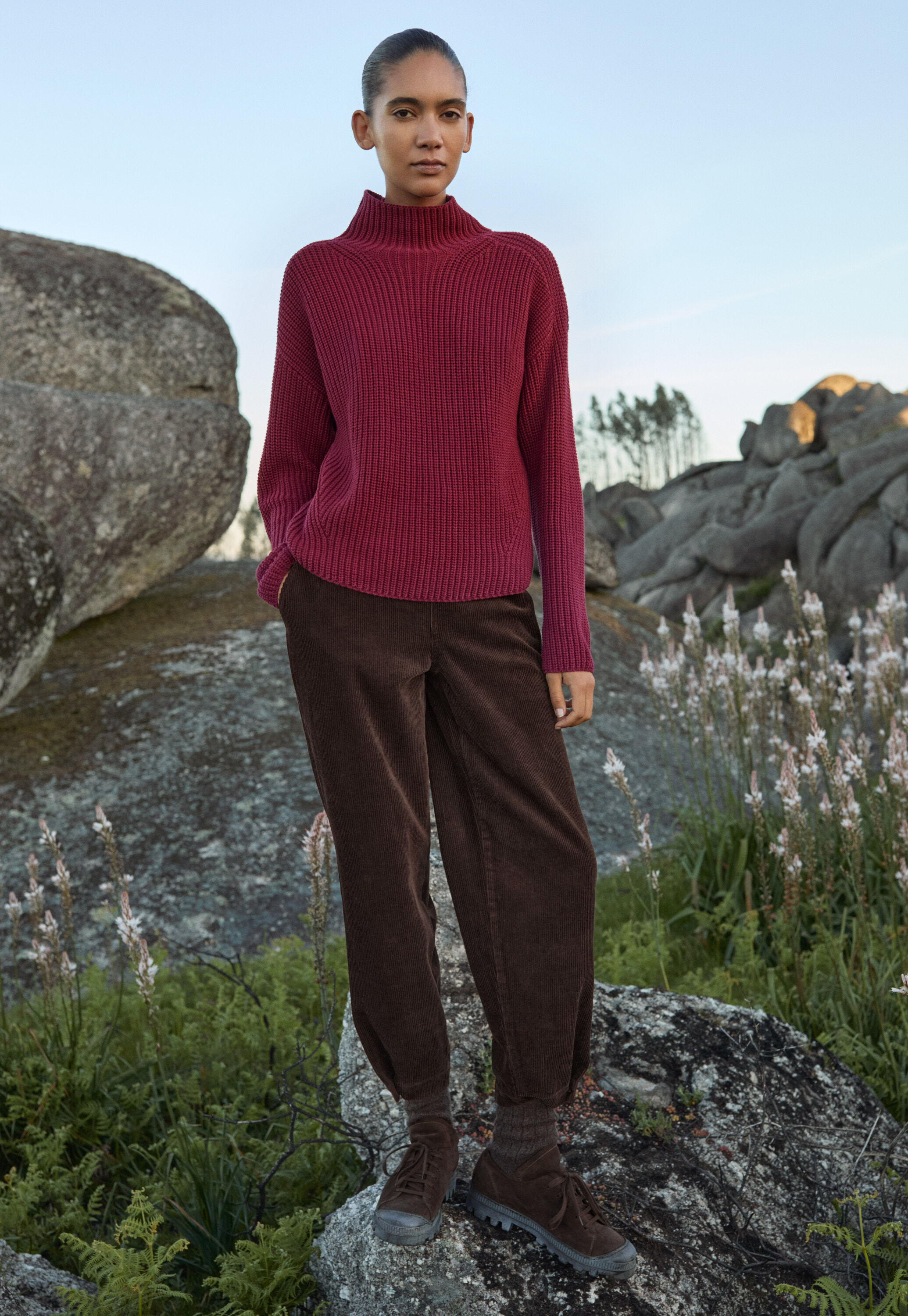 Tapered trousers