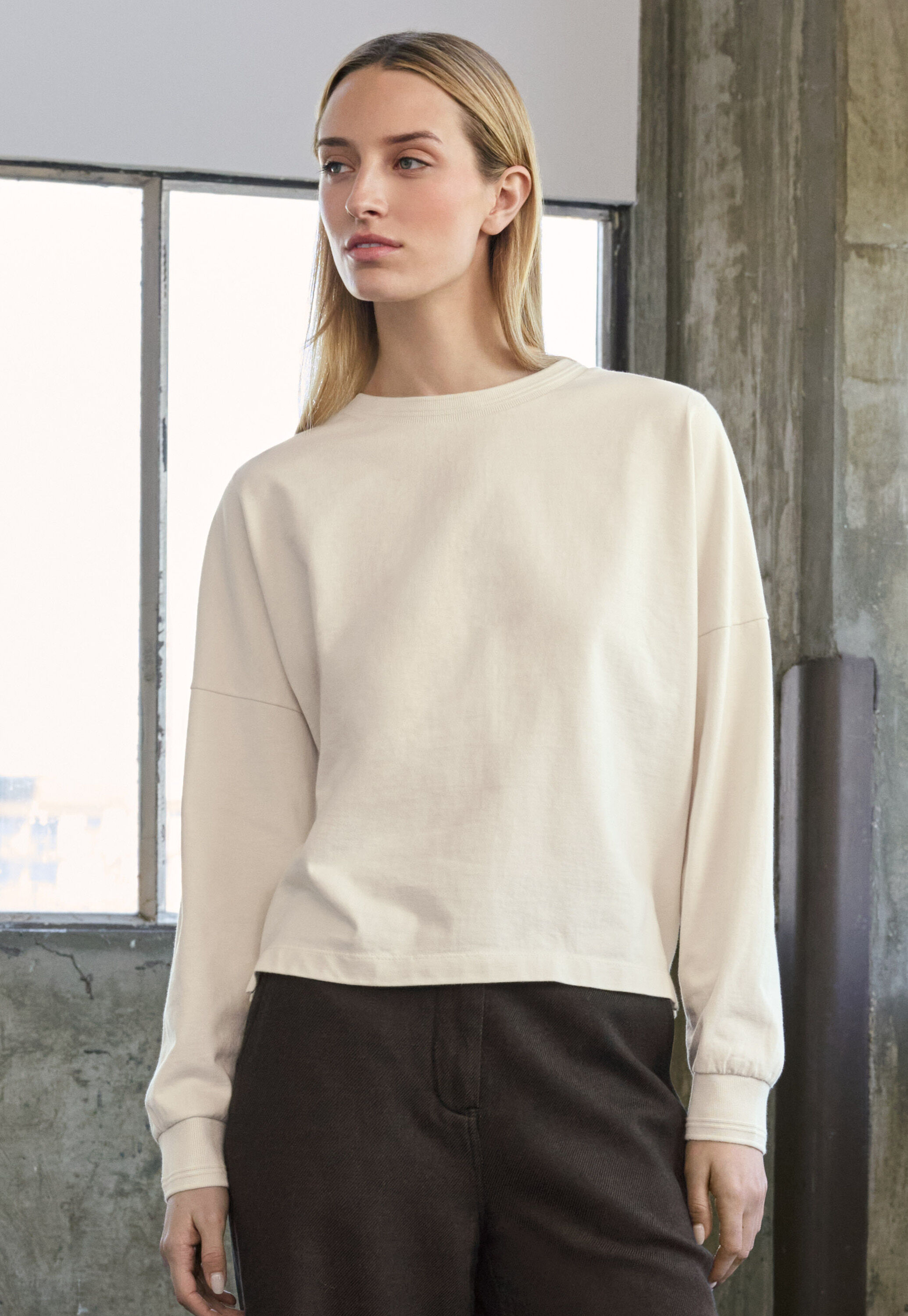 Jersey sweatshirt
