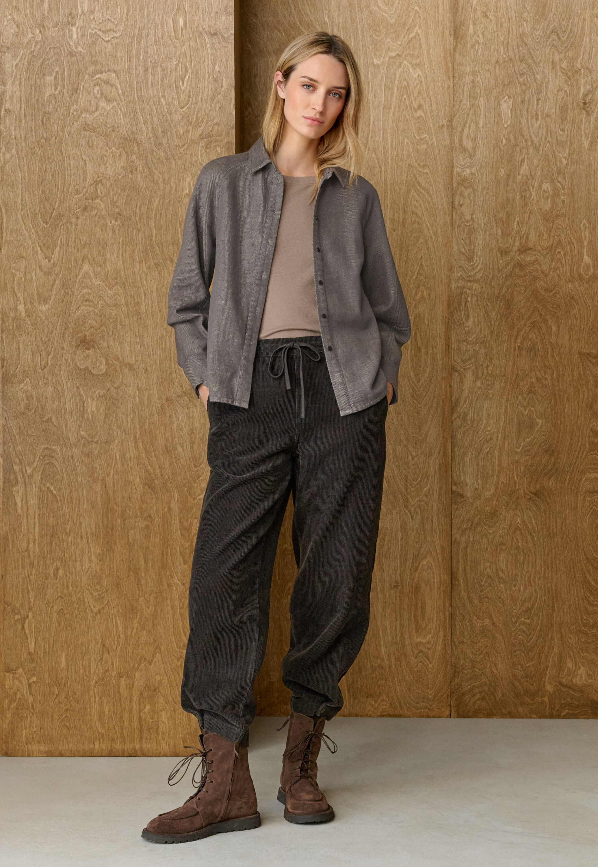 Tapered trousers