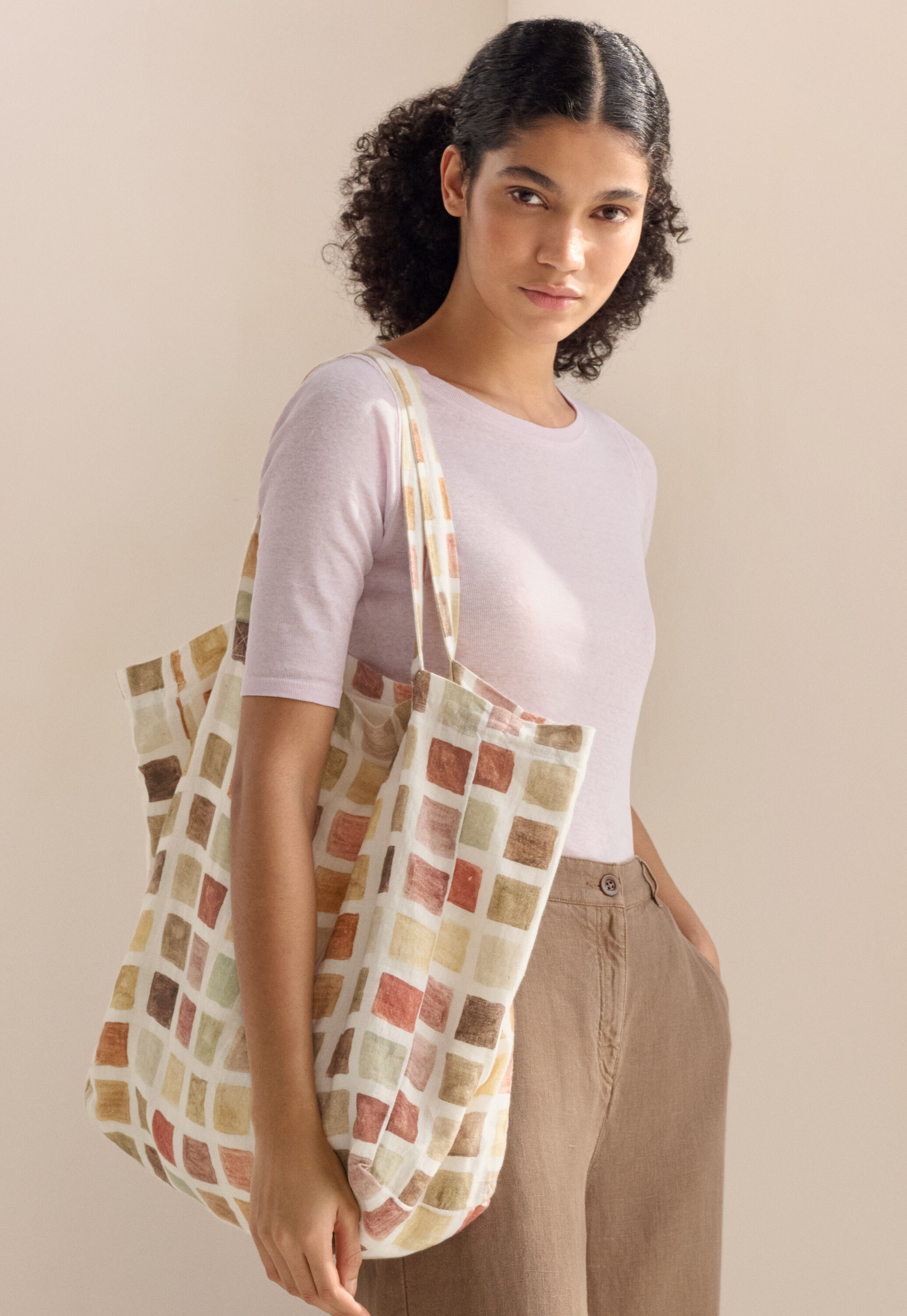 Button-shoulder top