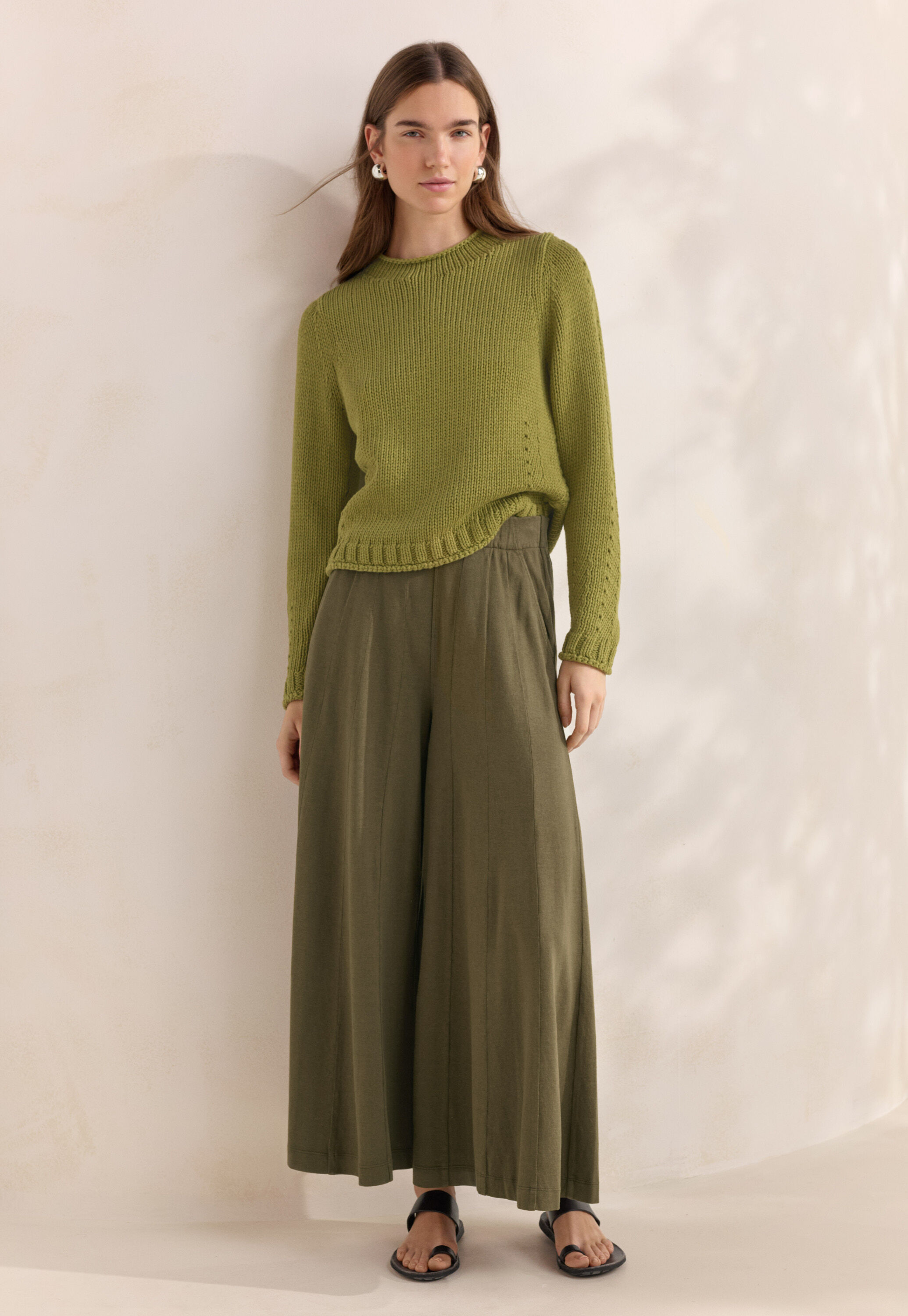 Button-shoulder top