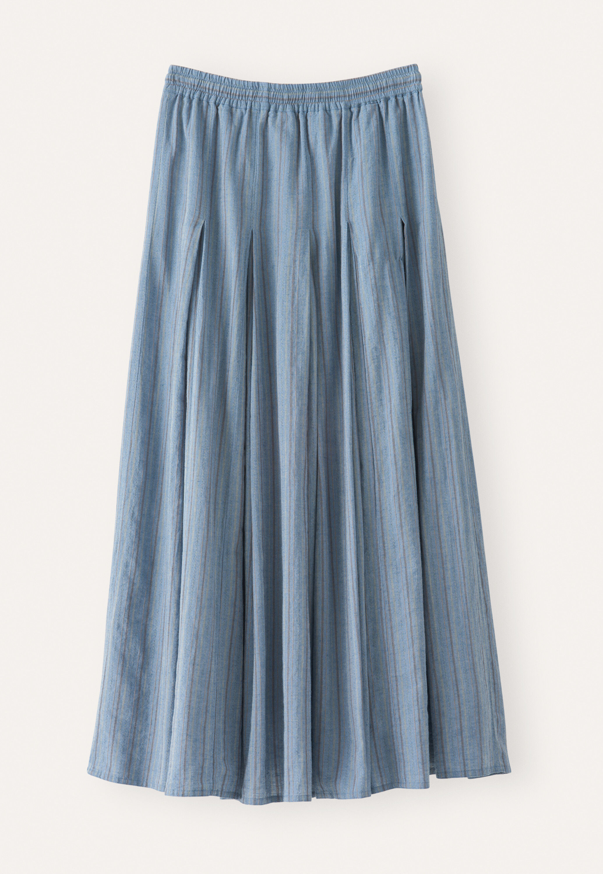 Long striped skirt