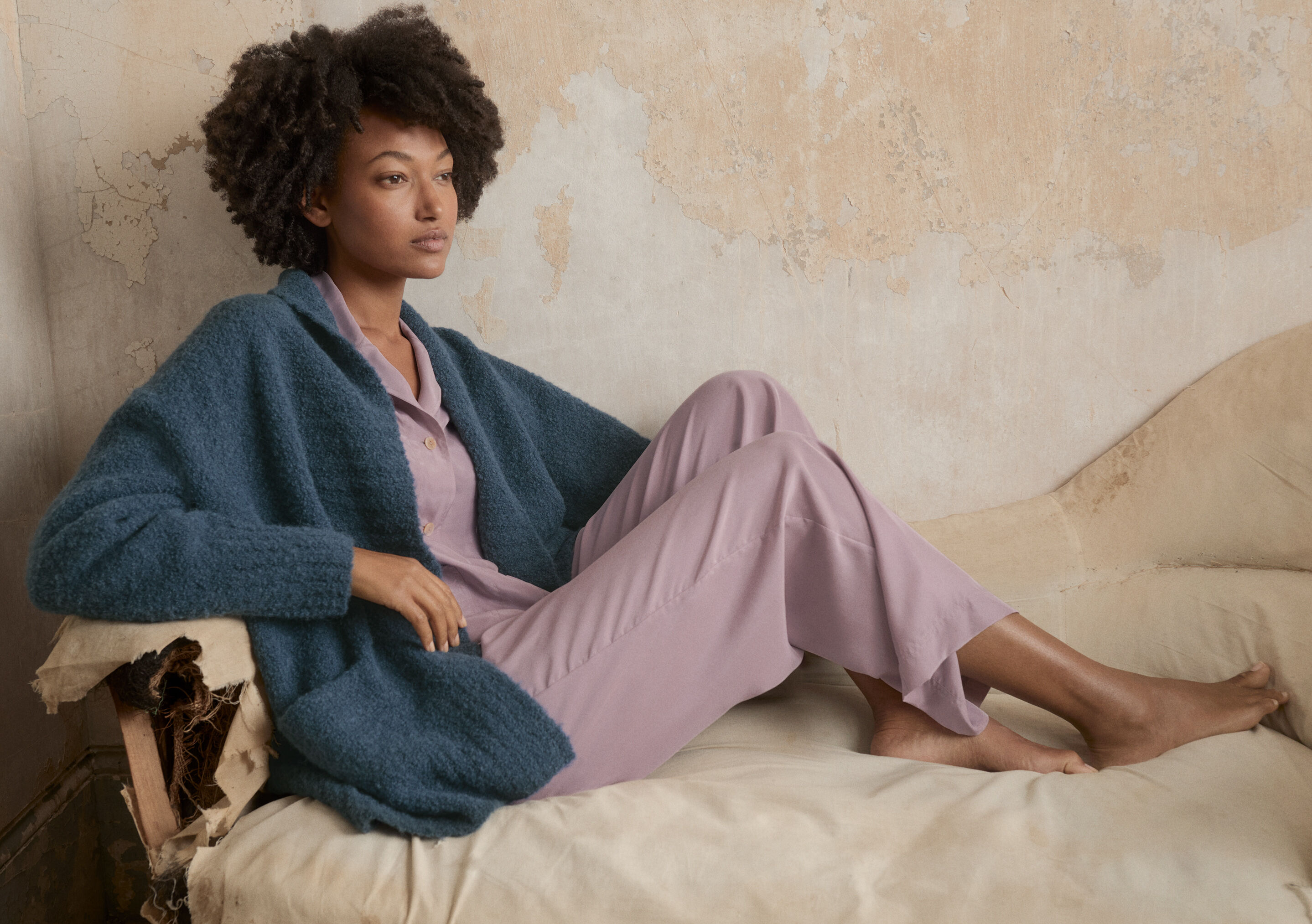 Silk pyjamas