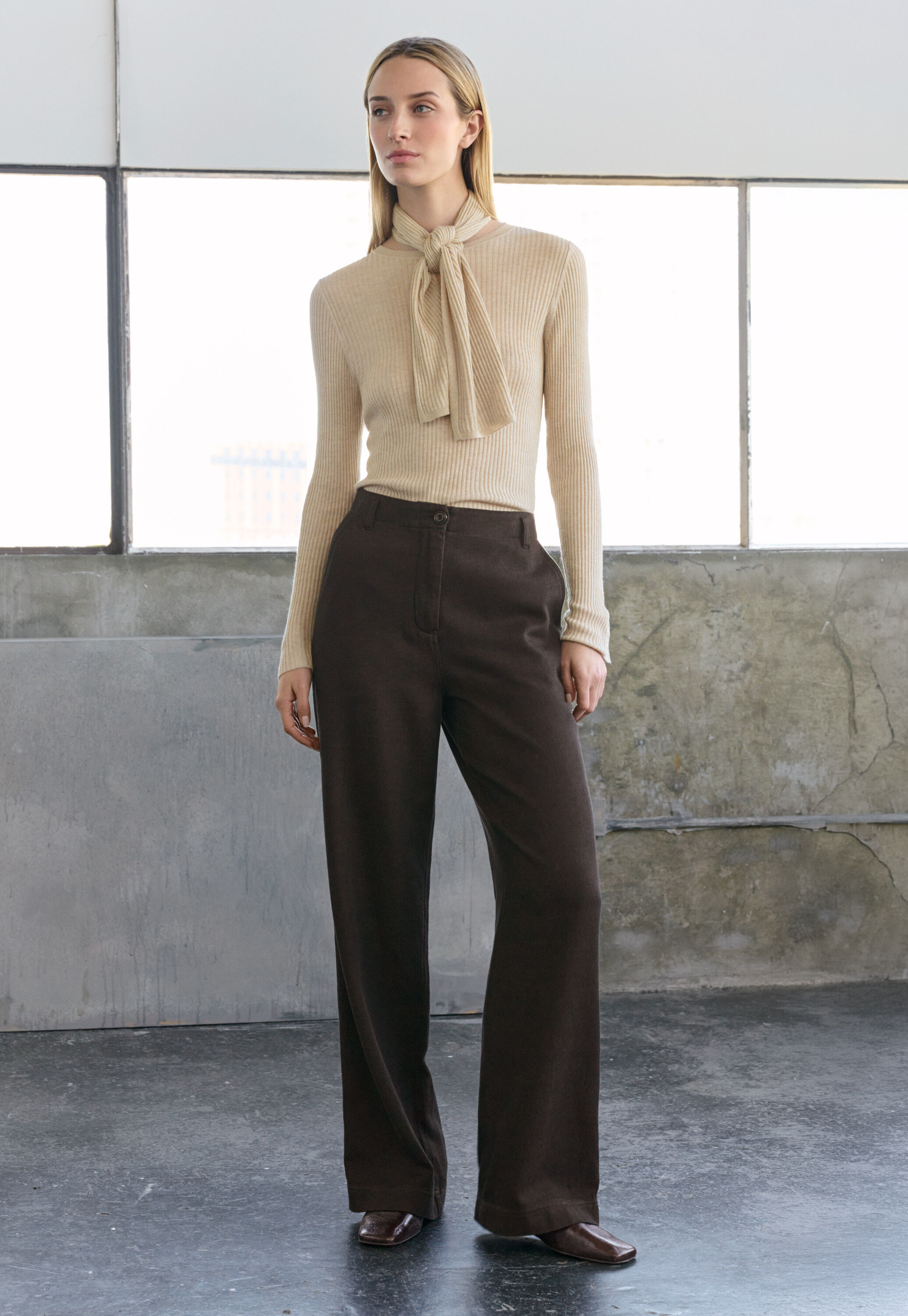 Ribbed sweater